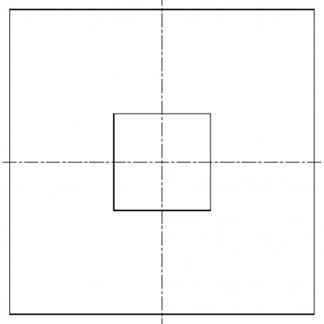 4 Square Writing Template