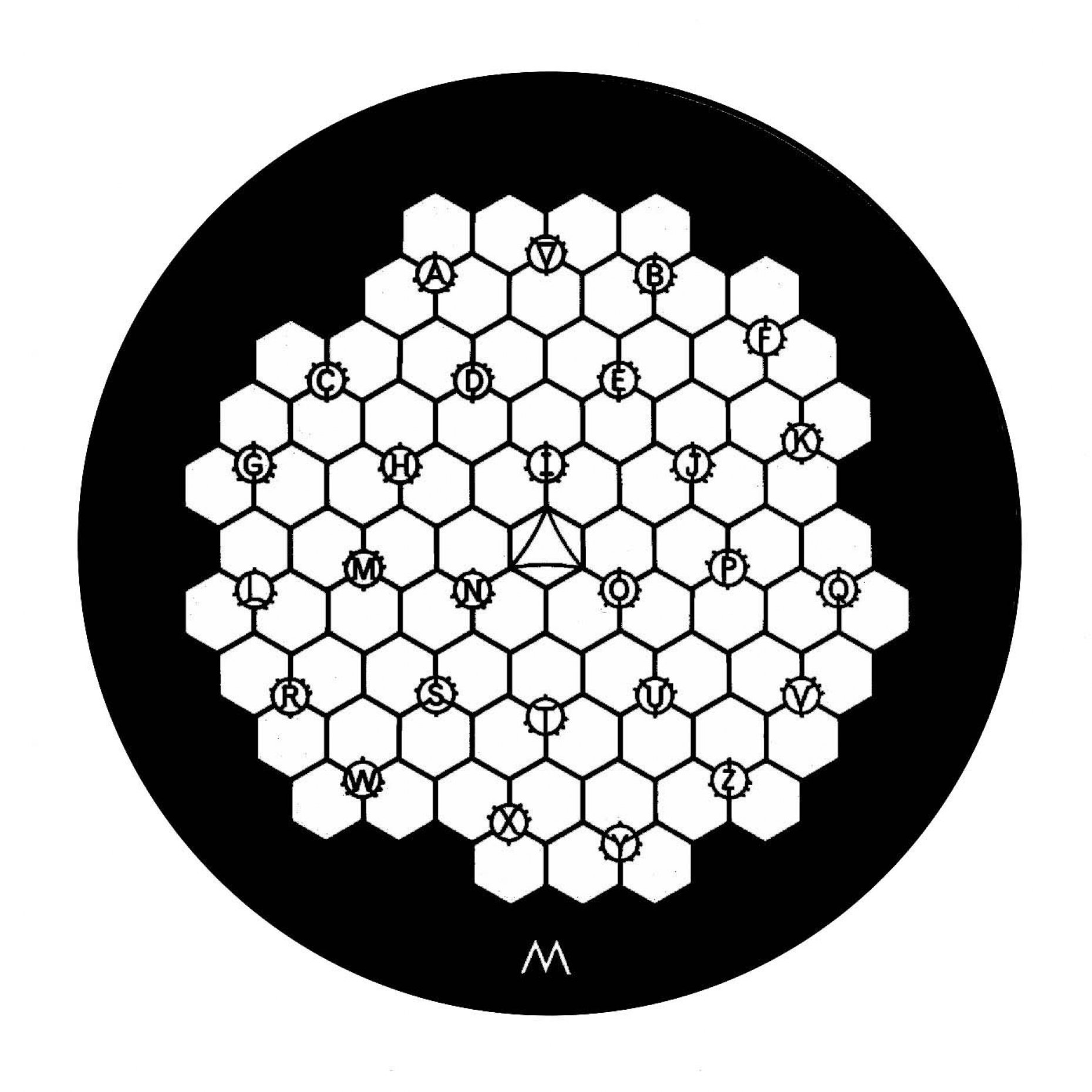 100 Mesh Hexagonal Reference Grid