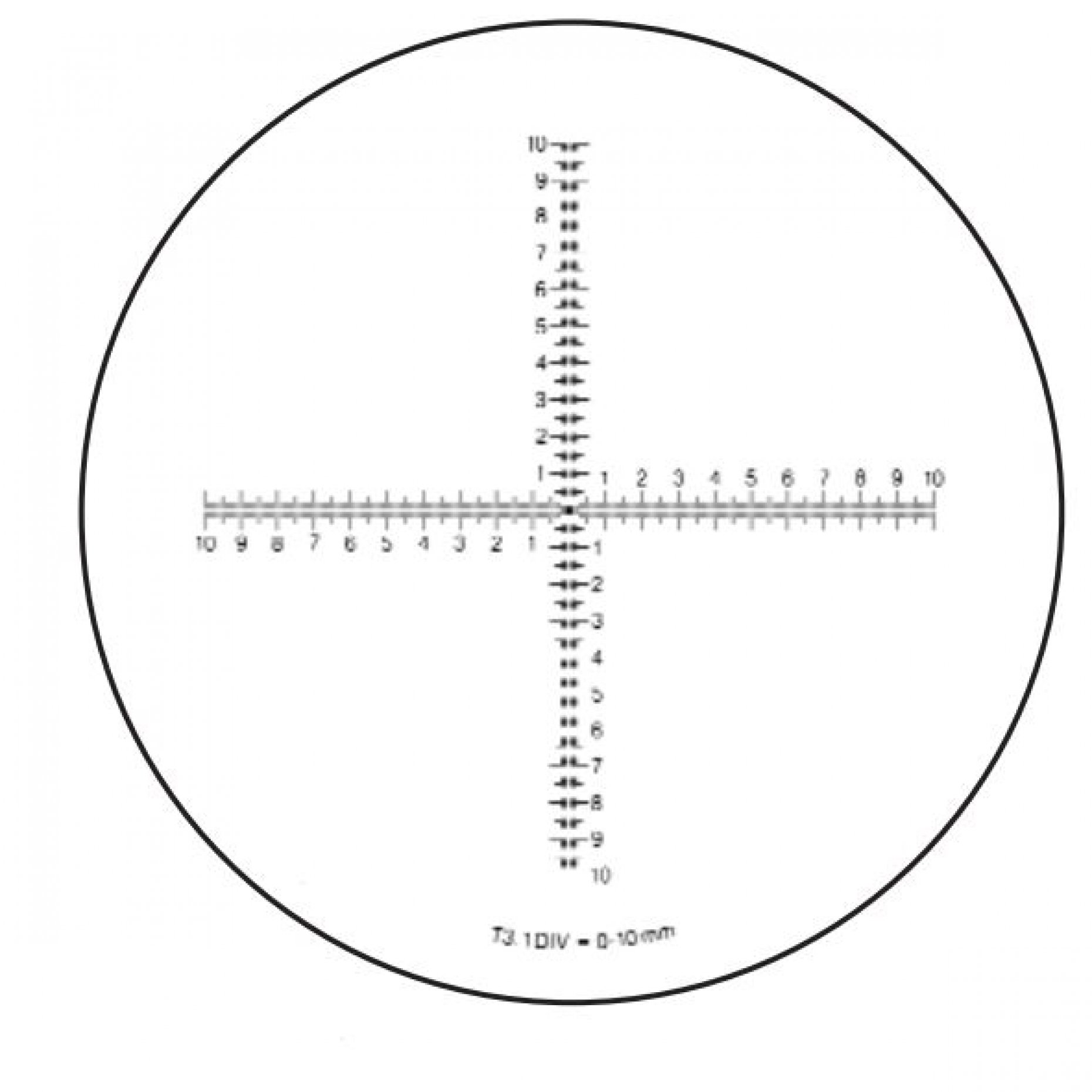 M6T3 Crossed Scales 20mm/0.1mm Pattern