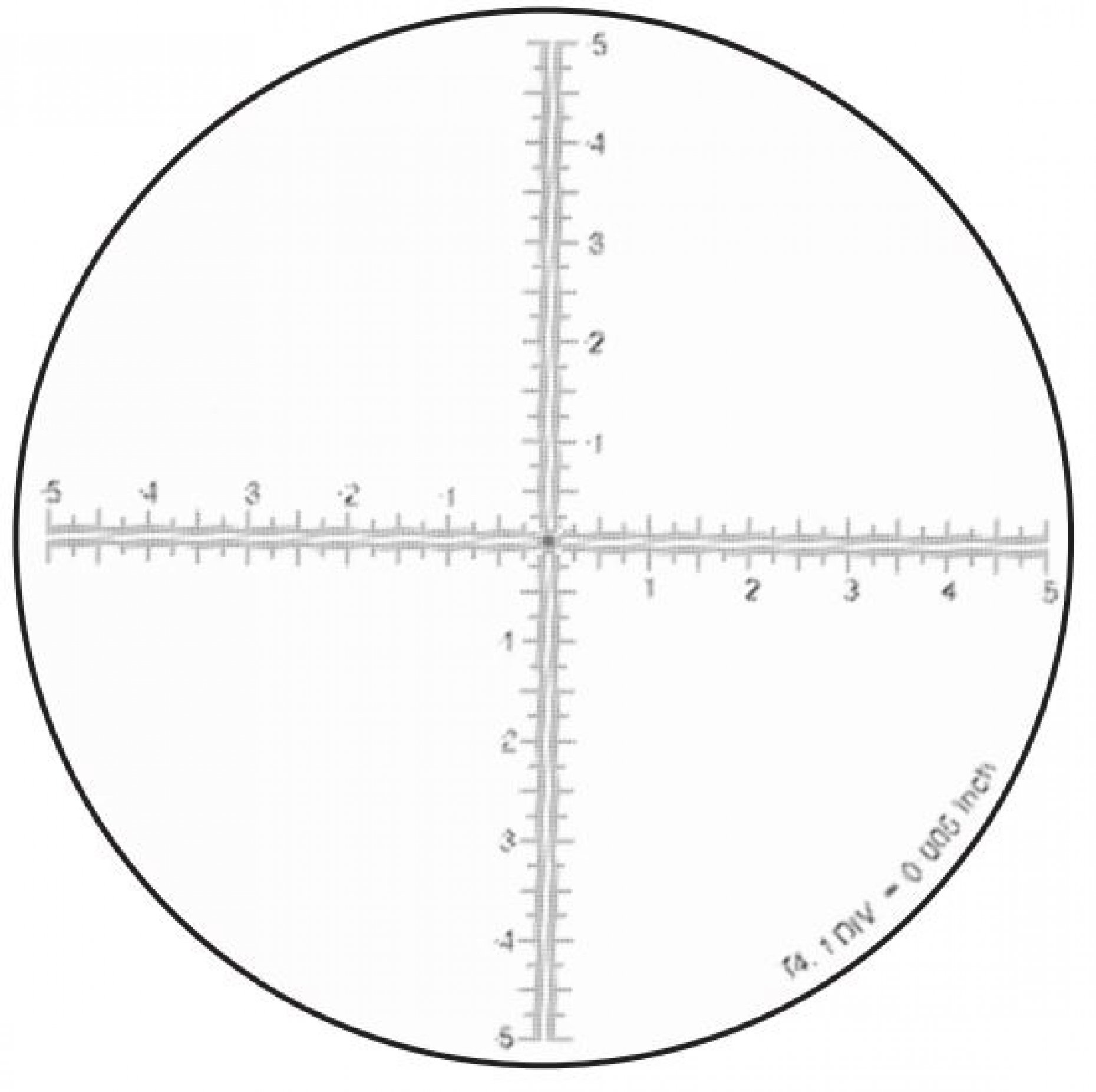 M6T4 Crossed Scales 1''/0.005'' Pattern