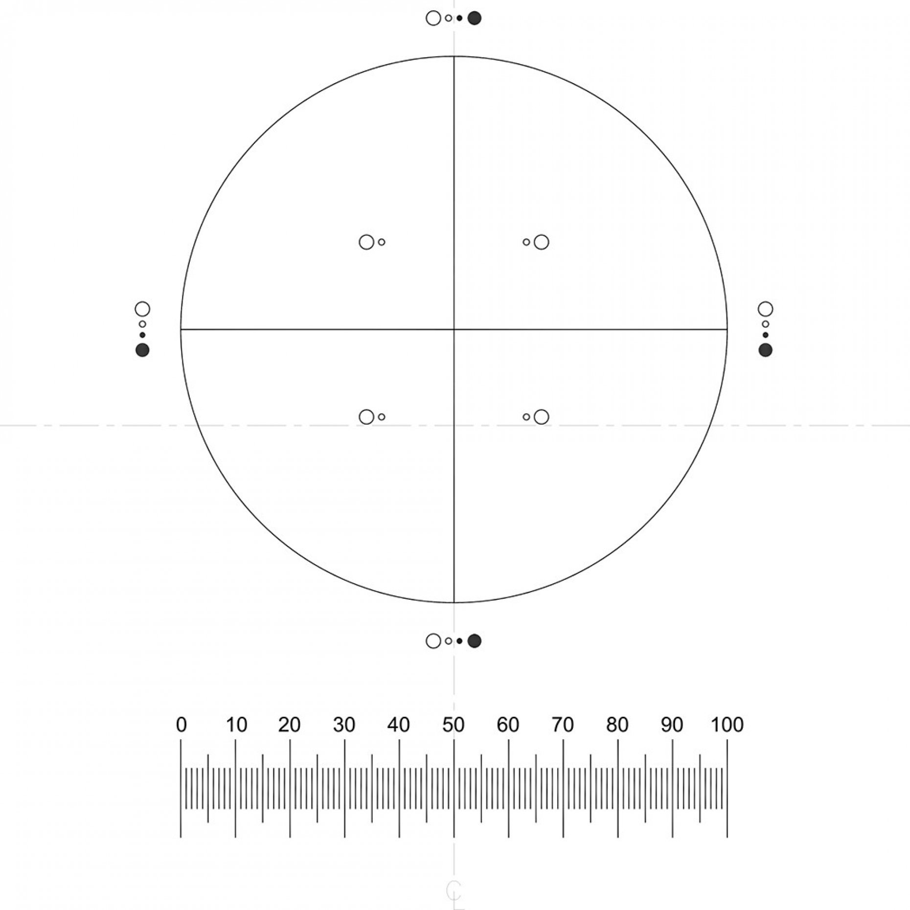 G57 Pharmaceutical PSA Pattern, IMA Reticle Pattern