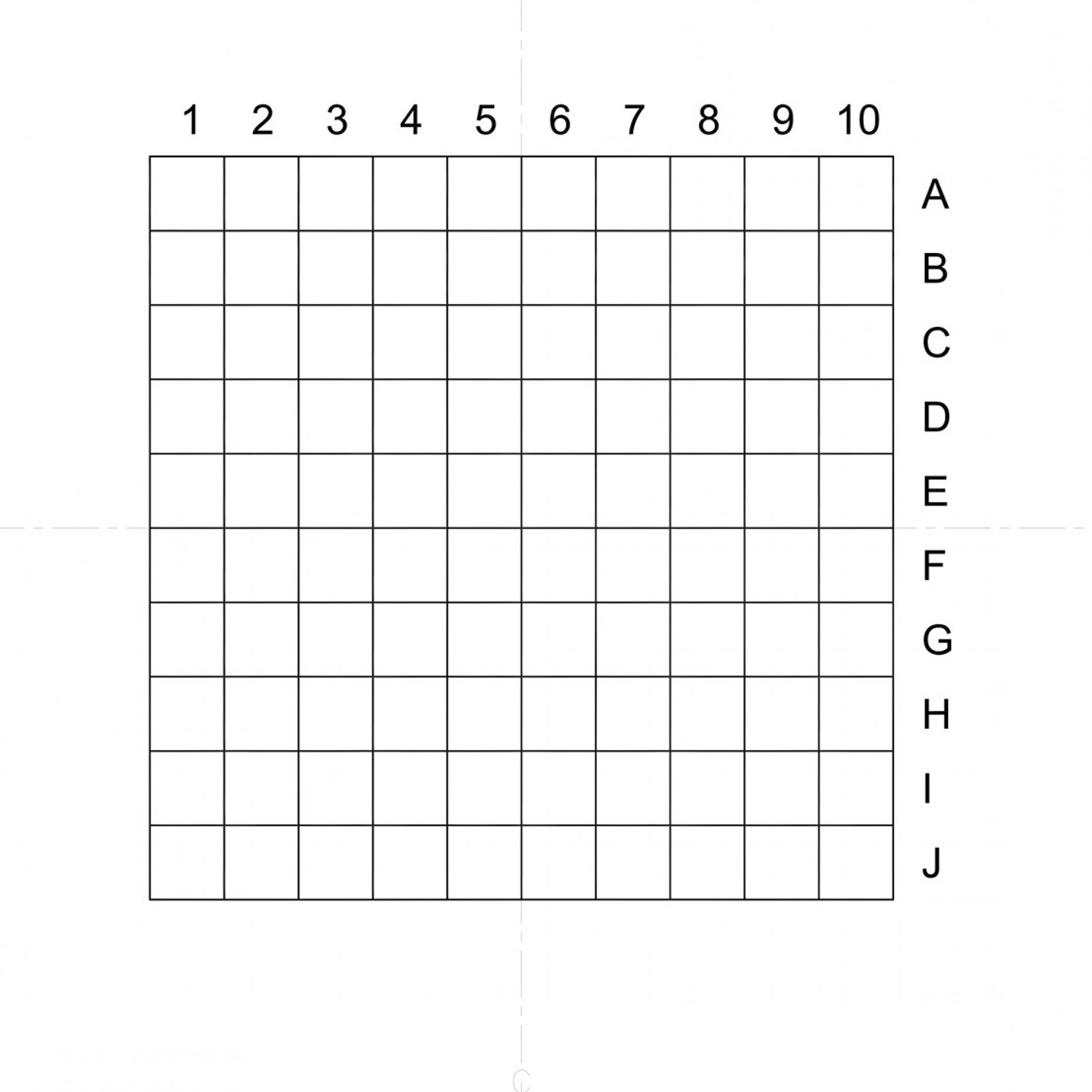 NE11A Indexed Grid 1.0mm Pitch Squares Pattern