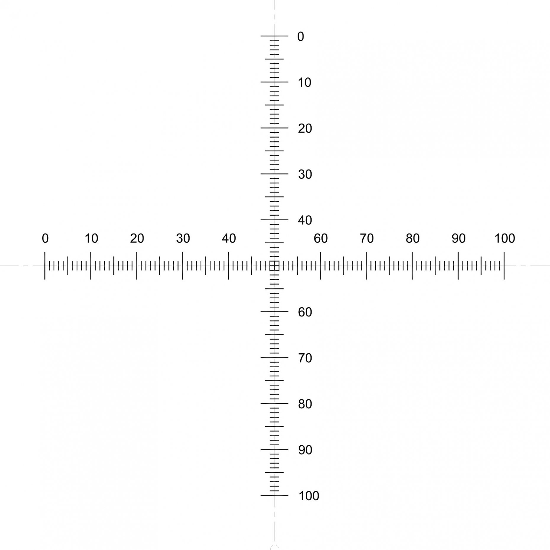 NE18 Crossed Scales 5mm/0.05mm Pattern