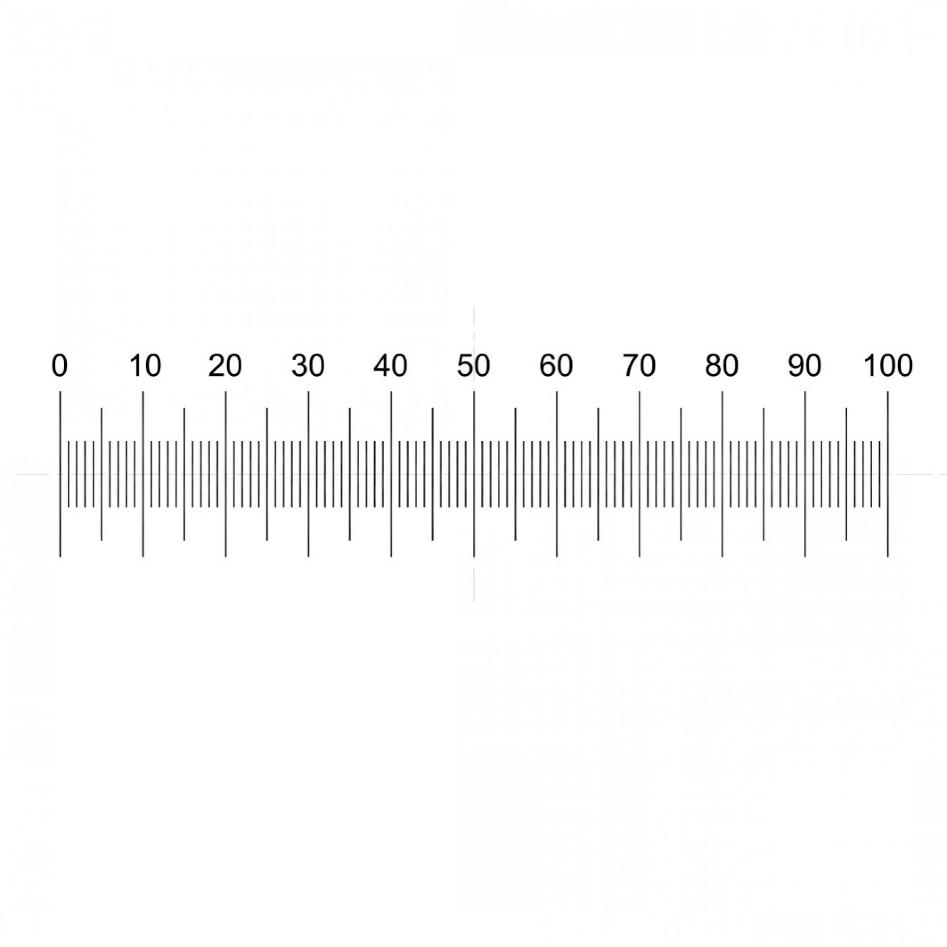 NE31 Horizontal Scale 0.5''/0.005'' Pattern