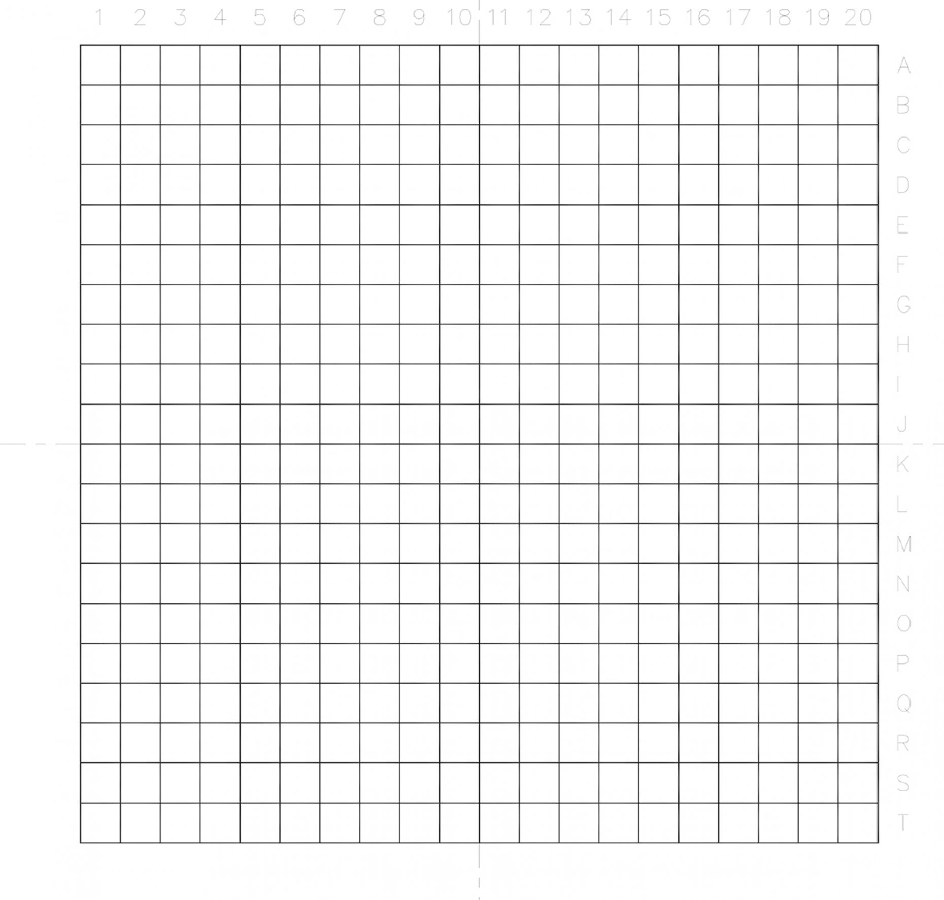 NE71  Indexed Grid 0.5mm Squares Pattern