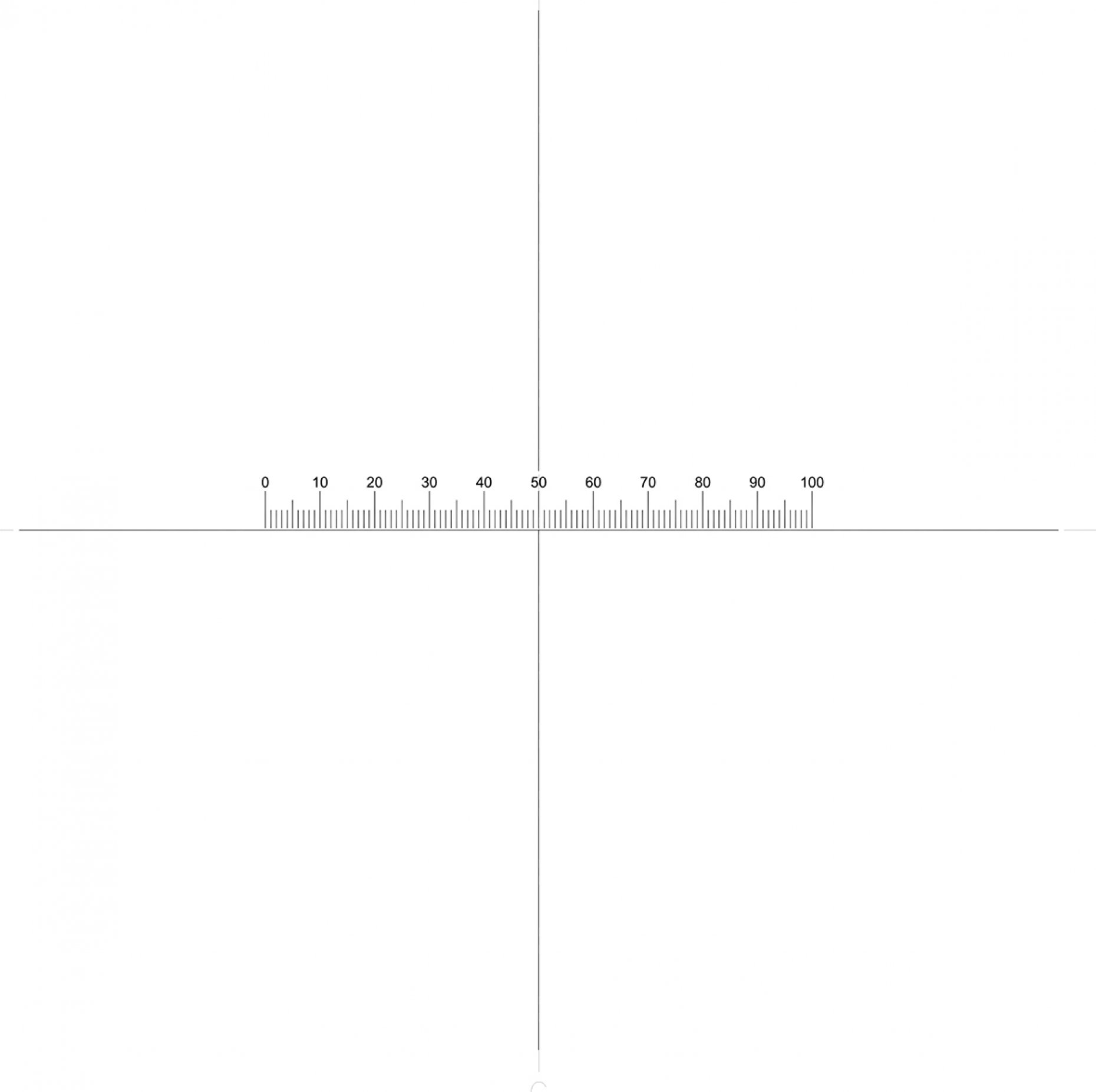 NE77 Horizontal Scale 5mm/0.05mm + Crosslines Pattern