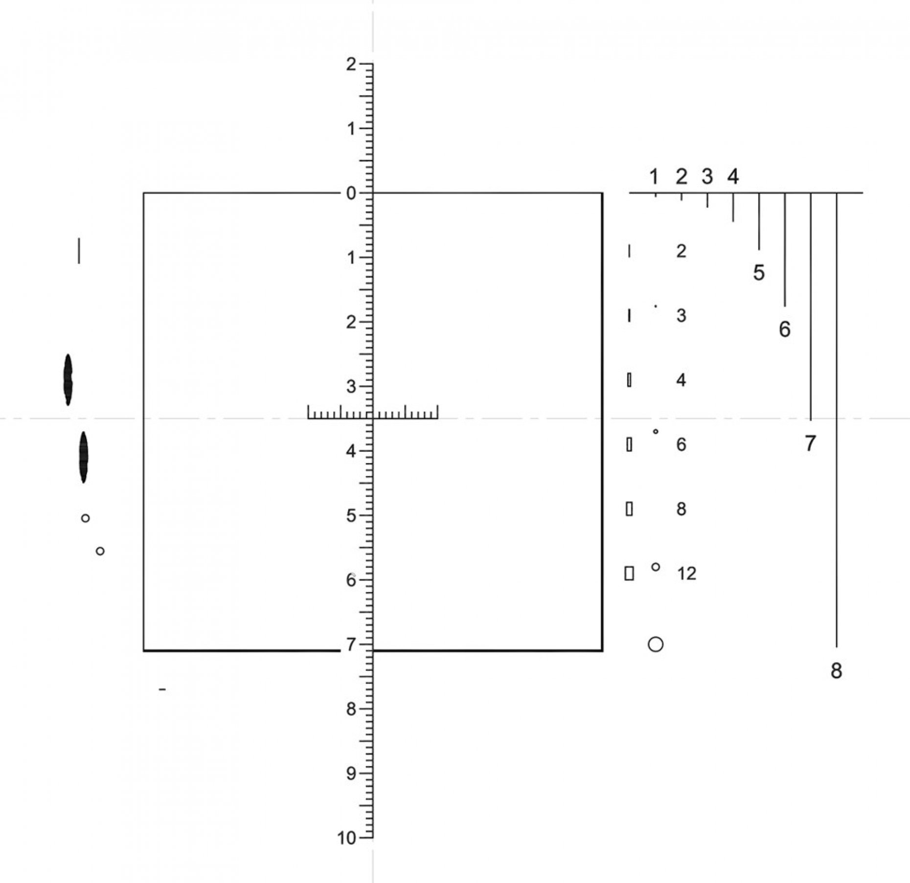 NG60 Grain Sizing Reticle to EN10247 Pattern