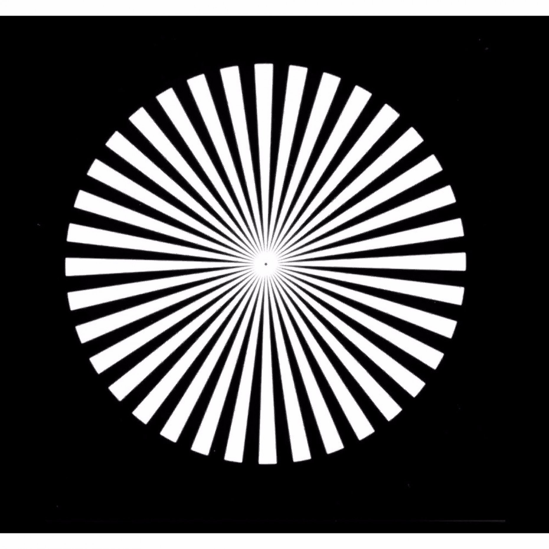 Optical Resolution Test Chart