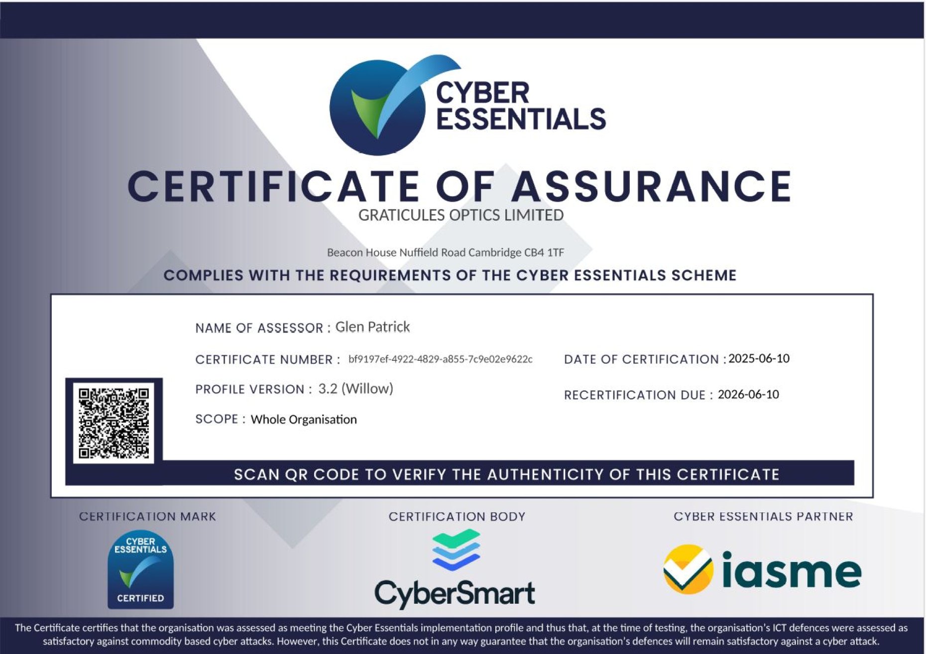Cyber Essentials Renewed