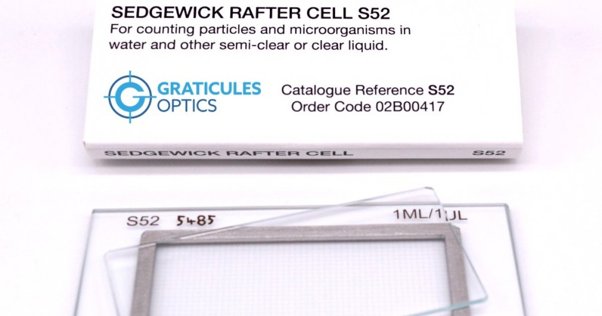 S52 Glass Sedgewick Rafter Counting Chamber
