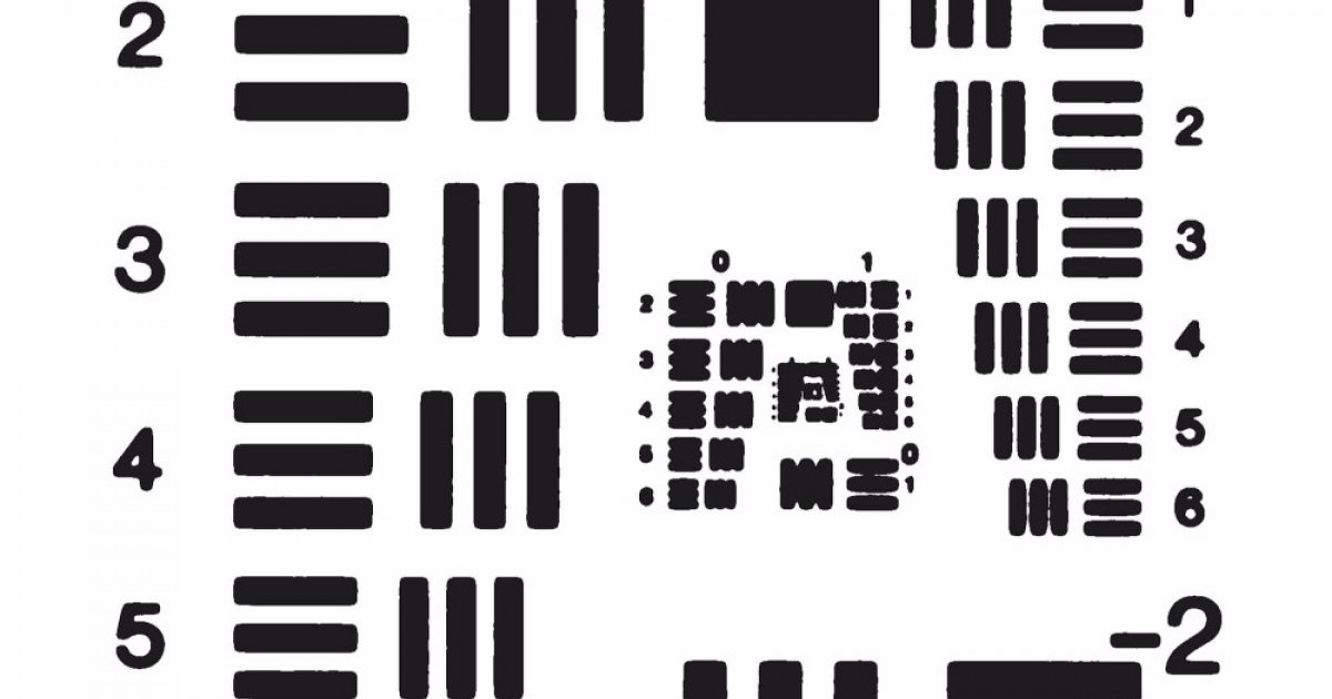 Resolution Charts For Photography